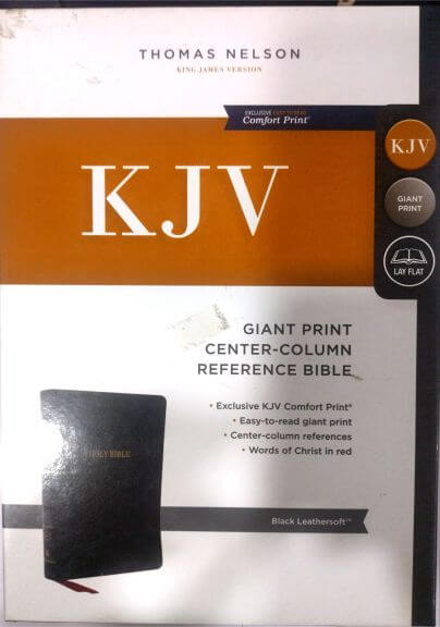 Holy Bible (Giant Print Center Column Reference Bible KJV) | Thomas Nelson